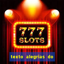 texto alegrias do natal com interpretação e gabarito