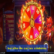 baralho de cartas simbolos