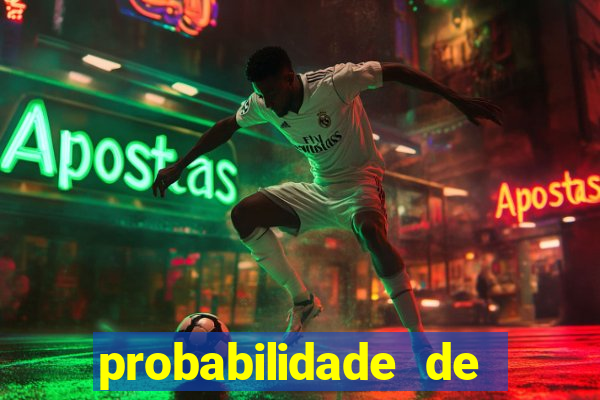 probabilidade de gol em um jogo