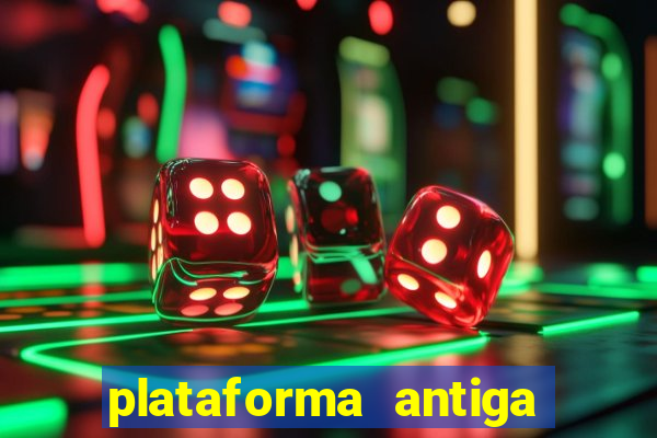 plataforma antiga de jogos