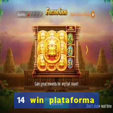 14 win plataforma de jogos