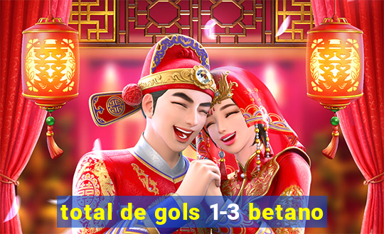 total de gols 1-3 betano
