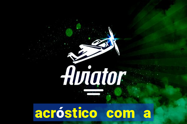 acróstico com a palavra futebol