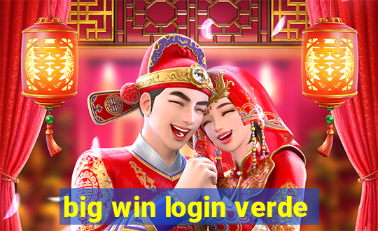 big win login verde