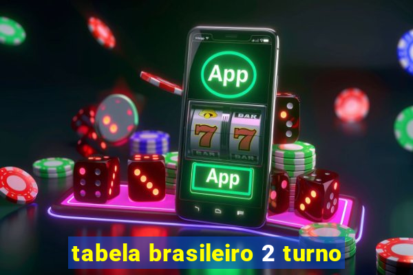 tabela brasileiro 2 turno