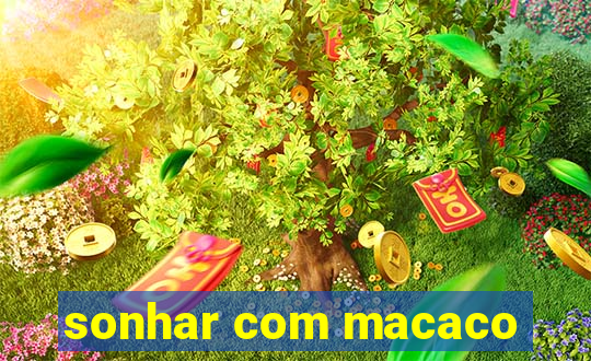 sonhar com macaco