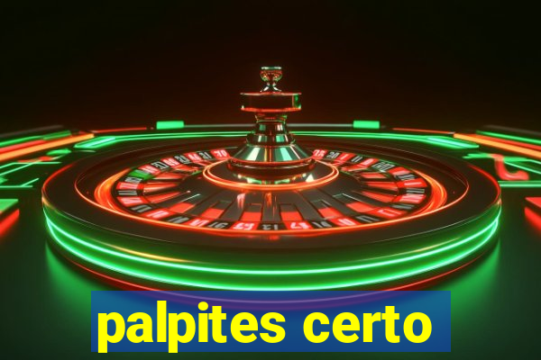 palpites certo