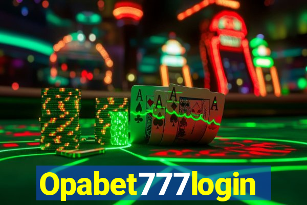 Opabet777login