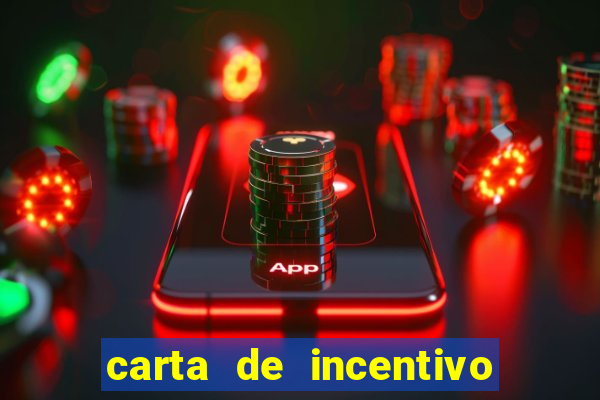 carta de incentivo para alunos