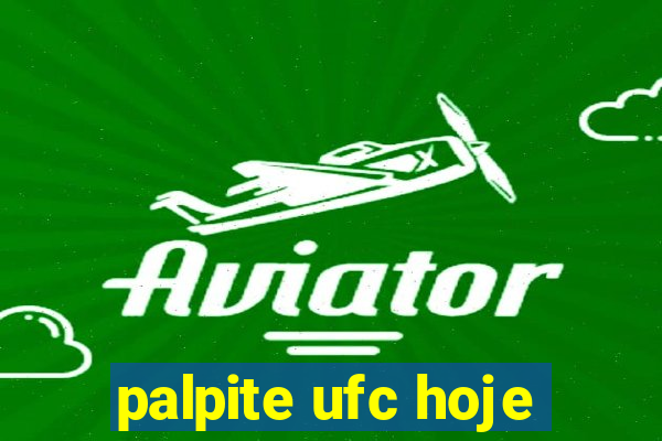 palpite ufc hoje