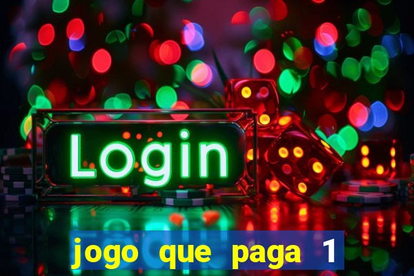 jogo que paga 1 real no pix