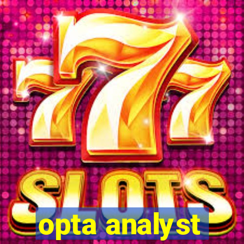 opta analyst