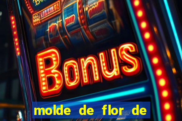 molde de flor de eva grande para imprimir
