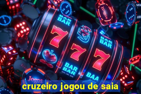 cruzeiro jogou de saia