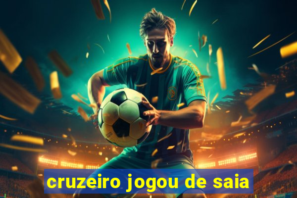 cruzeiro jogou de saia