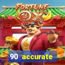 90 accurate football predictions