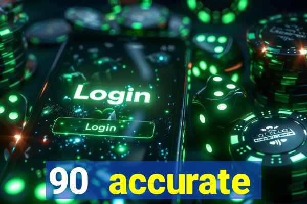 90 accurate football predictions