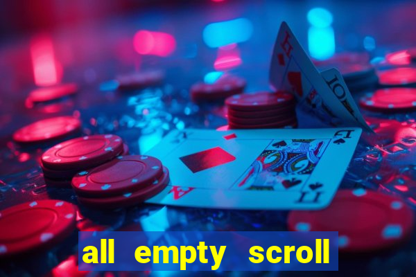 all empty scroll fear and hunger