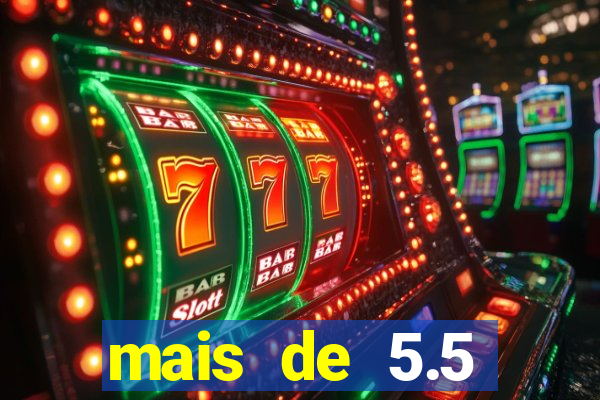 mais de 5.5 escanteios o que significa