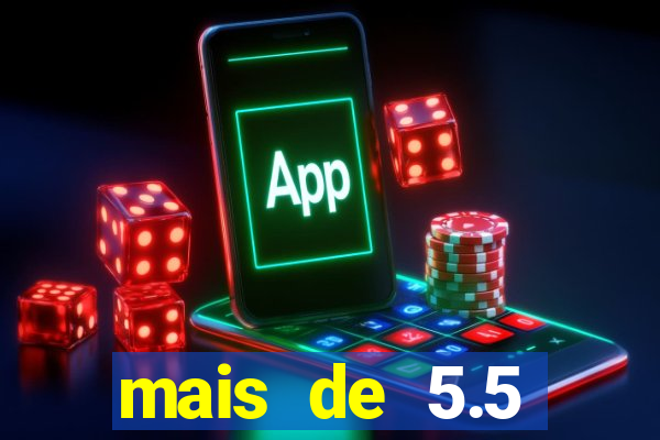 mais de 5.5 escanteios o que significa