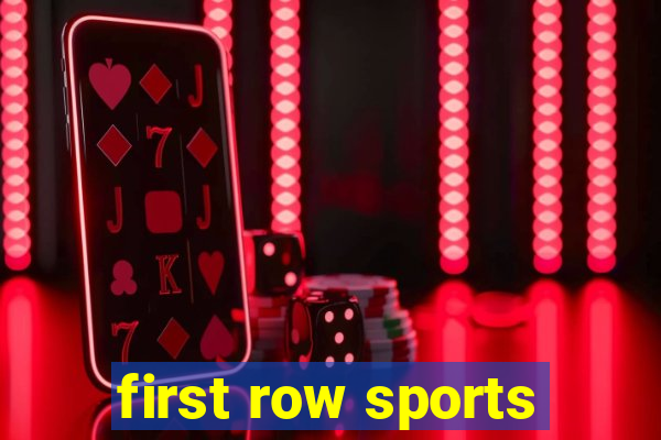 first row sports