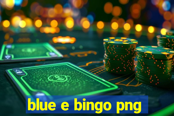 blue e bingo png