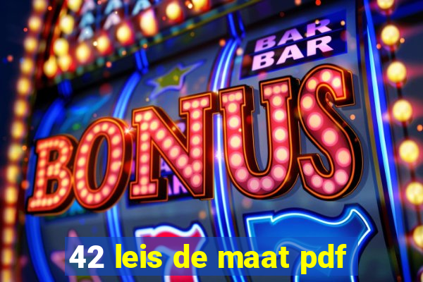 42 leis de maat pdf