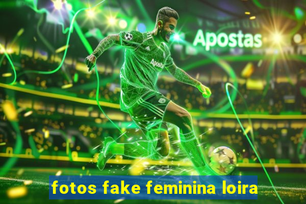 fotos fake feminina loira