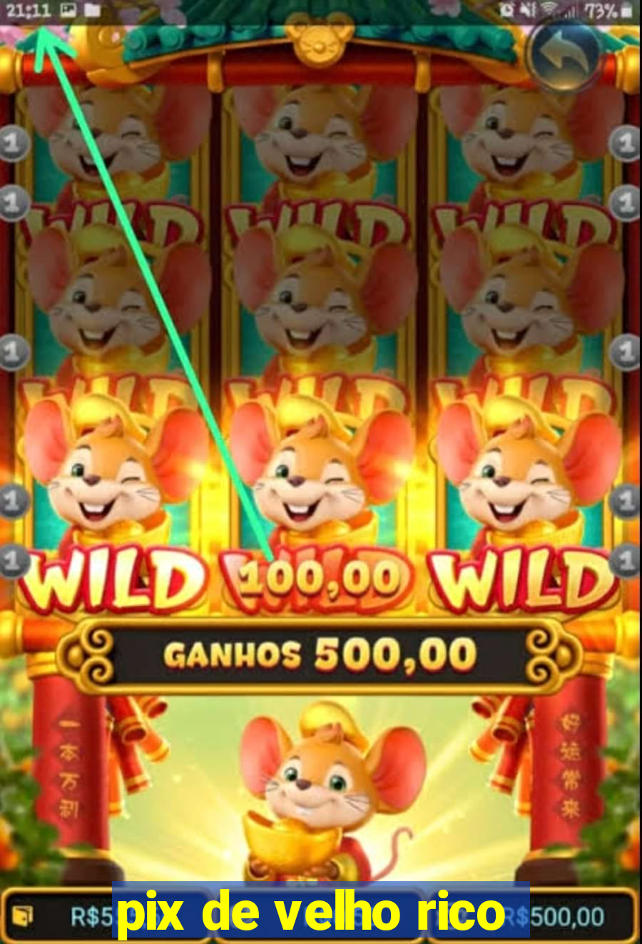 pix de velho rico