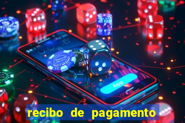 recibo de pagamento modelo word