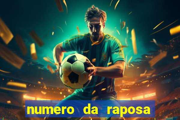 numero da raposa jogo do bicho