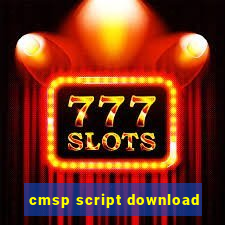 cmsp script download