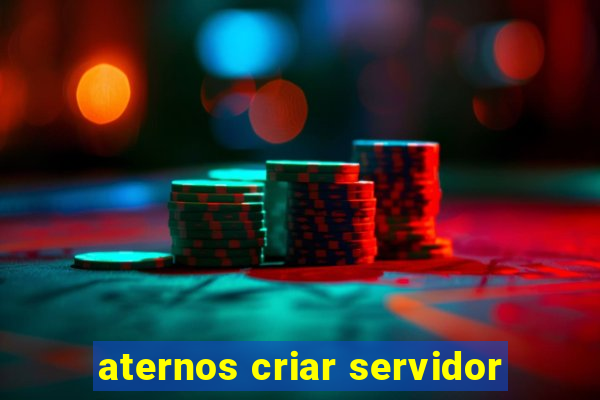 aternos criar servidor