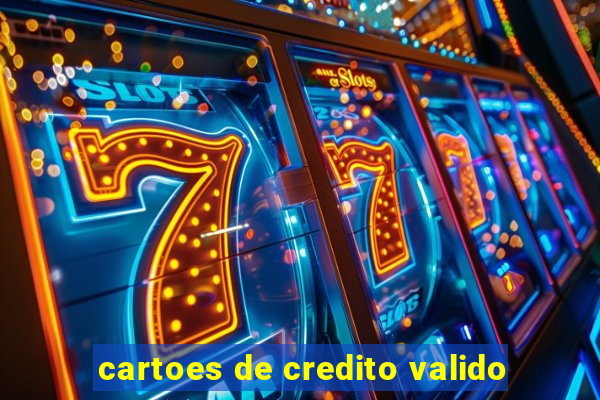 cartoes de credito valido
