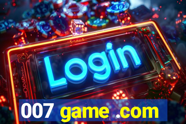 007 game .com