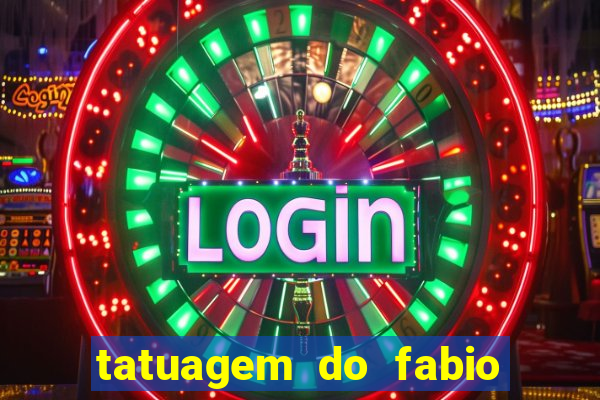 tatuagem do fabio goleiro do cruzeiro