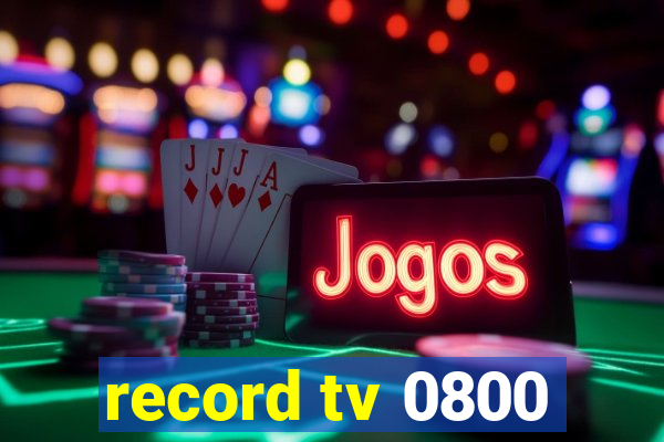 record tv 0800