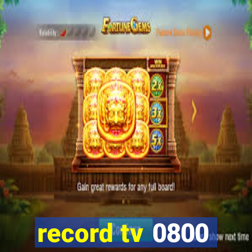 record tv 0800
