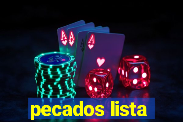 pecados lista