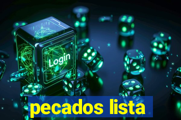 pecados lista