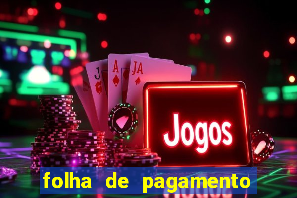 folha de pagamento para preencher word