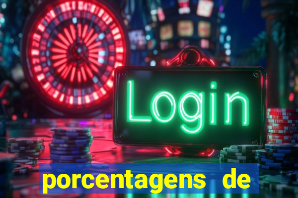 porcentagens de jogos pagantes