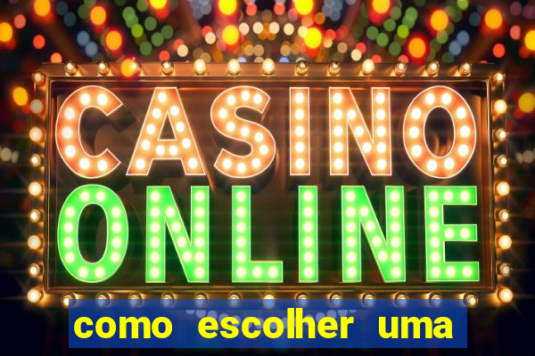 como escolher uma boa cartela de bingo
