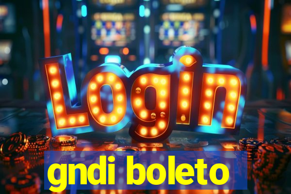 gndi boleto