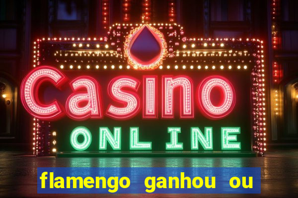 flamengo ganhou ou perdeu hoje