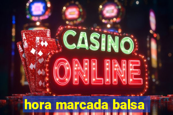 hora marcada balsa