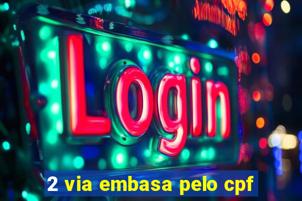 2 via embasa pelo cpf