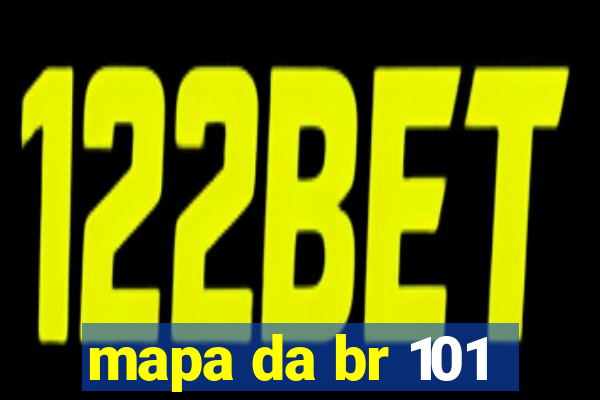 mapa da br 101