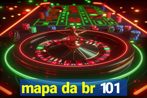 mapa da br 101