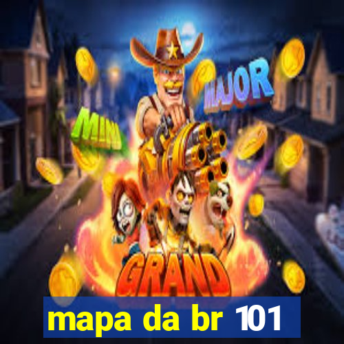mapa da br 101